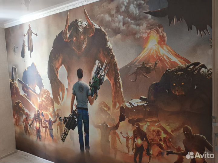 Поклейка обоев