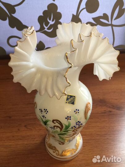 Ваза Bohemia Богемия Роспись