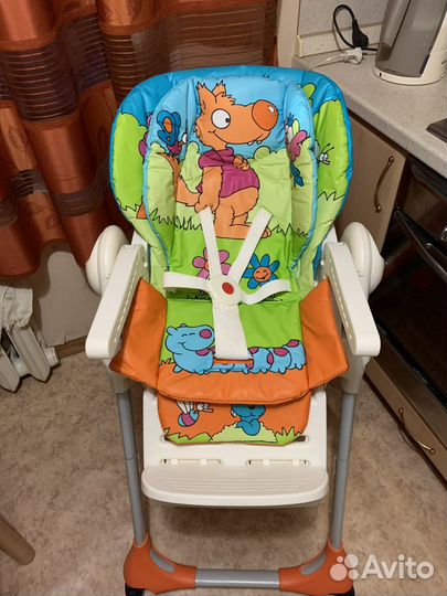 Стульчик для кормления chicco polly