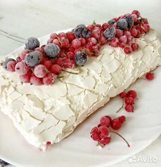 Меренговый рулет