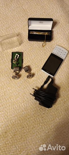 Запонки, зажим, часы механич. и др