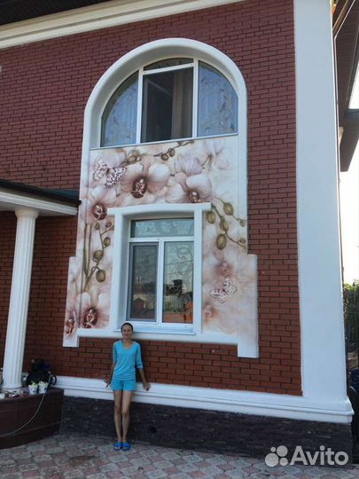 Роспись стен Барельеф