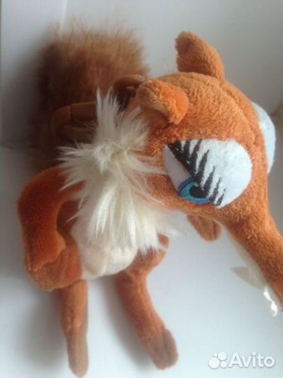 Мягкая игрушка бегемот мамонт пёс утка белка сабле