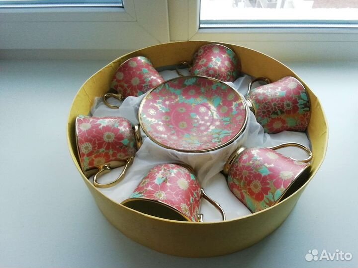 Комплект чайных пар (6 штук)