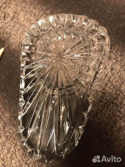 Хрусталь ваза пепельница СССР