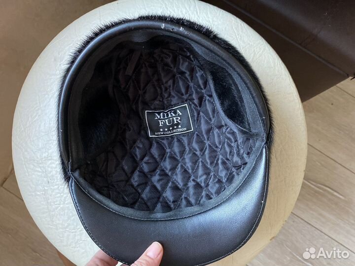 Меховая мужская кепка