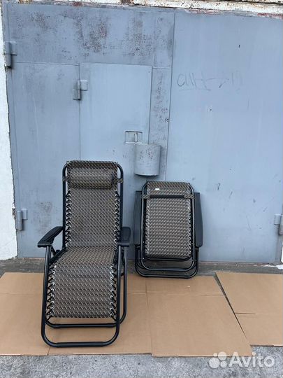 Кресло шезлонг 2 шт