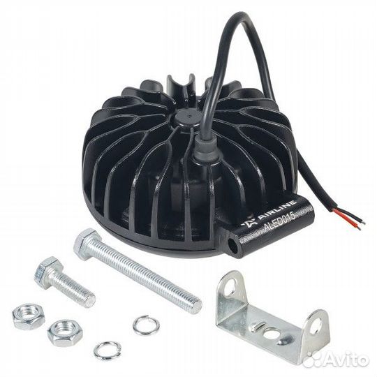 Фара светодиодная дополнительная 3 LED 27W круглая