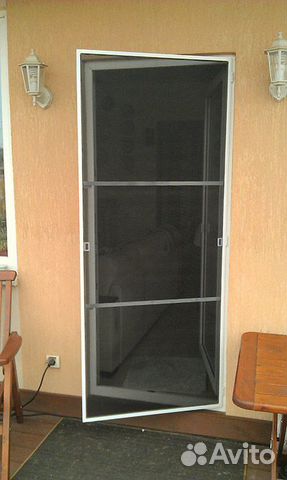 Москитные сетки рамочные на двери/размер 800*2000h