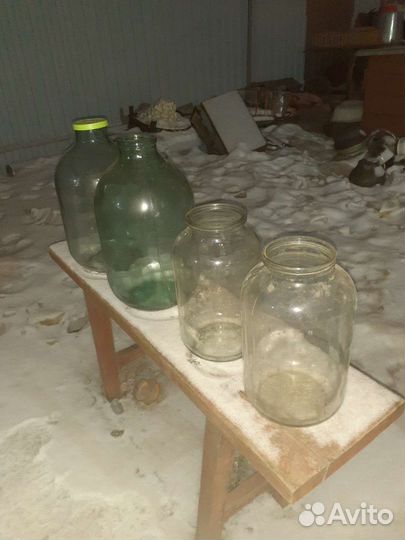 Бутыли 20 л. Банки 5 - 10 литров, крышки на бутыли