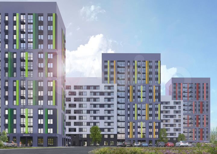 2-к. квартира, 44,2 м², 1/12 эт.