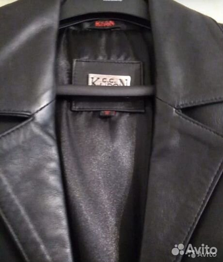 Плащ новый (натуральная кожа)