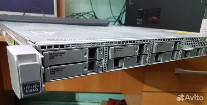 Сервер cisco c220m4 xeon e5-2620v3 32gb