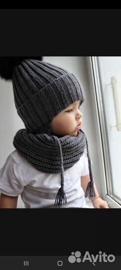 Шапка, снуд, варежки