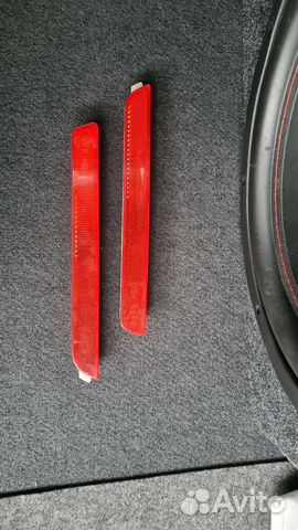 Катафоты (отражатели) заднего бампера Мазда 3 BK