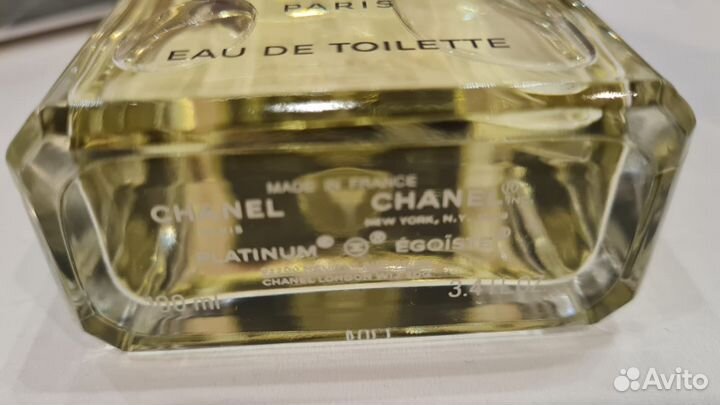 Мужская туалетная вода Chanel Platinum Egoiste