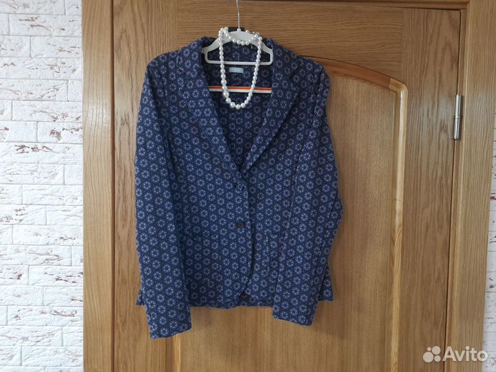 Жакет в винтажном стиле 42 Ragno Италия хлопок