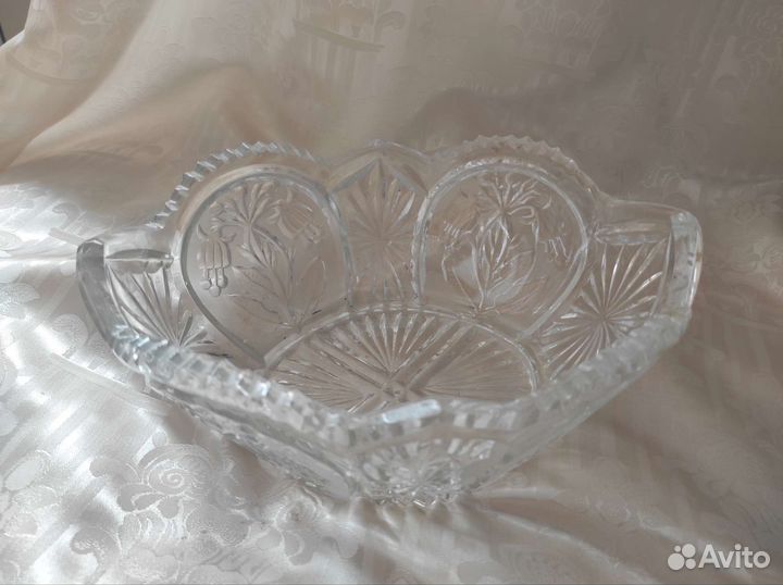 Салатницы хрустальные эпохи СССР