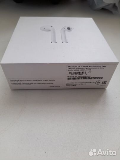 Беспроводные наушники apple airpods оригинал