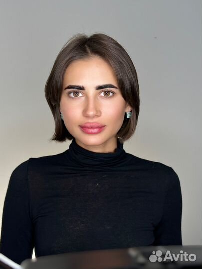 Перманентный макияж пудровые брови губы