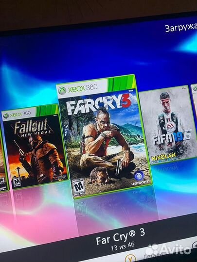 Xbox 360 e (blue) +45 игр freeboot