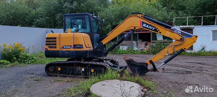 Мини-экскаватор SANY SY55C, 2022