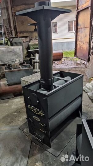 Банная печь Эконом 700 мм с выносом 820x430x750