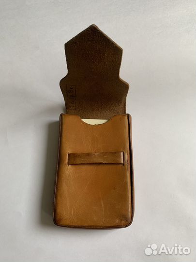 Карты игральные в кожаном футляре