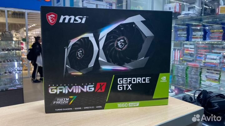 MSI GeForce GTX 1660 super ventus OC 6GB