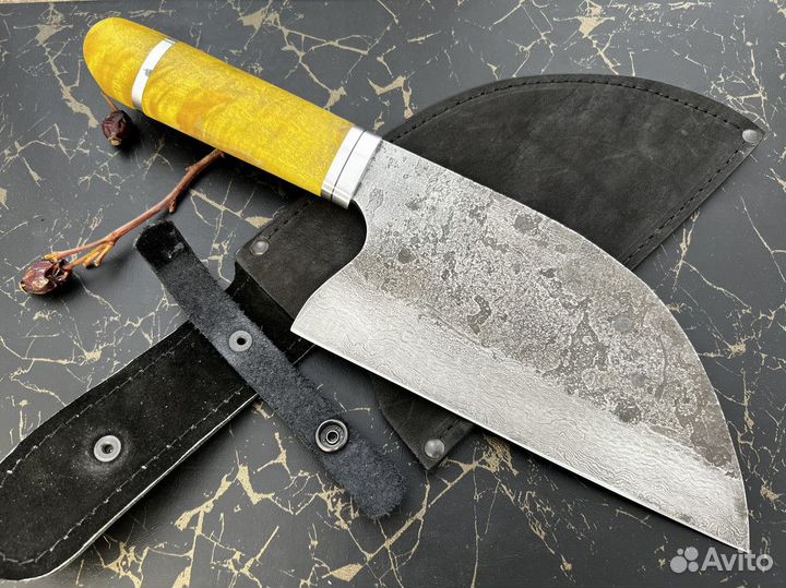 Сербский нож дамаск