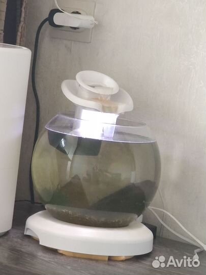 Аквариум с аэрацией и освещением 7л