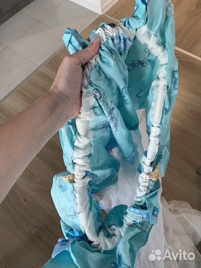 Бортики на кроватку и балдахин на кроватку