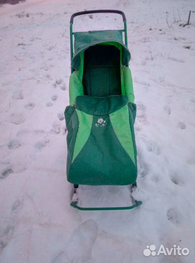 Детские санки коляска бу