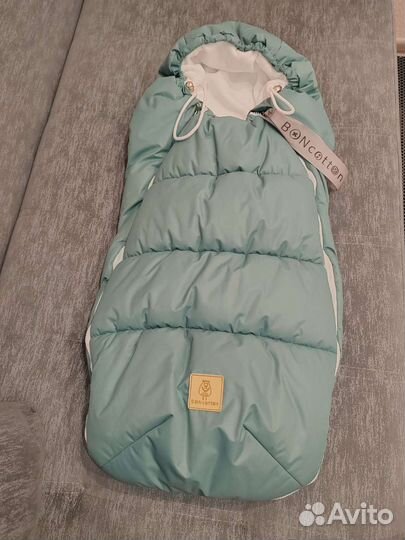 Конверт зимний в коляску на выписку малыша