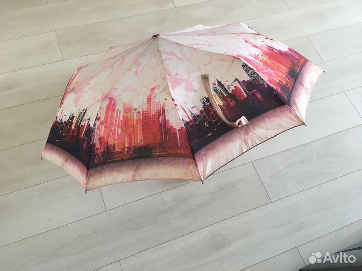 Зонтик в урбанистическом стиле, полуавтомат
