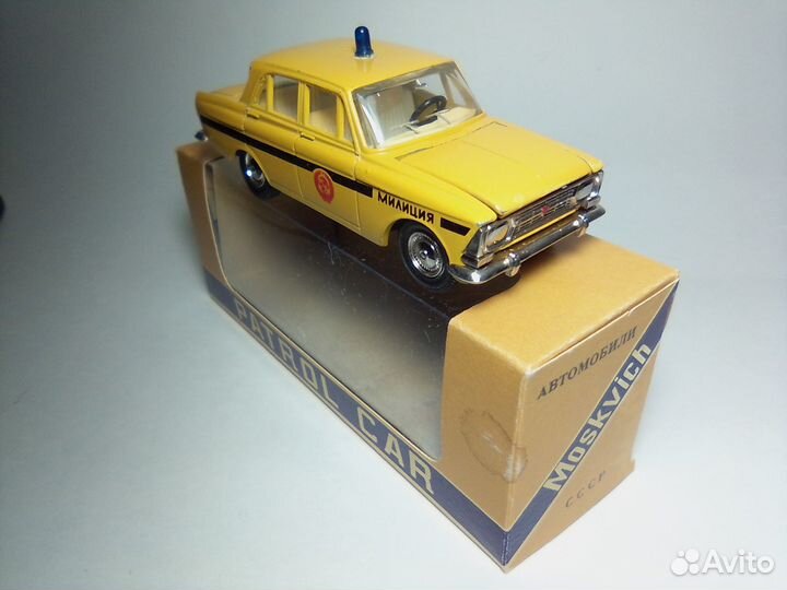 Москвич 412 гаи номерной А8, модель СССР 1:43