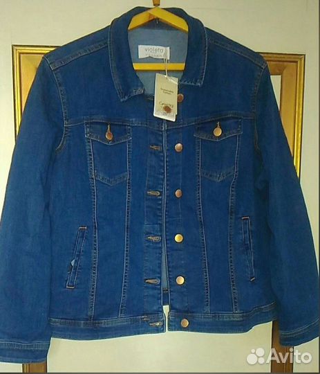 Джинсовая куртка Violeta by Мango на 46/48 размер