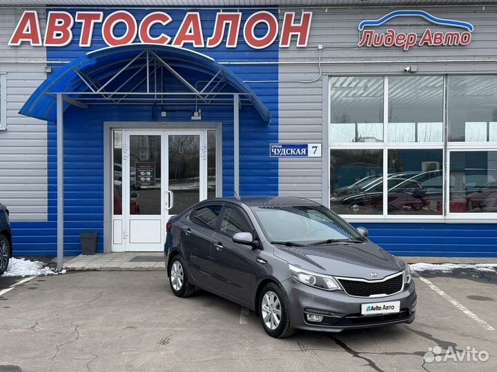 Kia Rio 1.6 МТ, 2016, 91 000 км