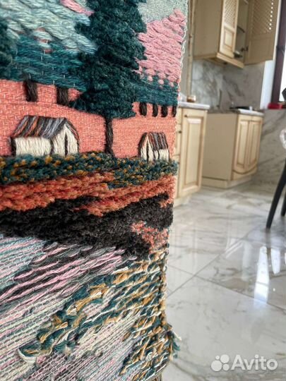 Пано из натурального джута