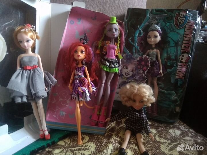 Ever After High, братц и другие 6 кукол гдр