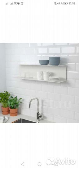 Полка IKEA белая