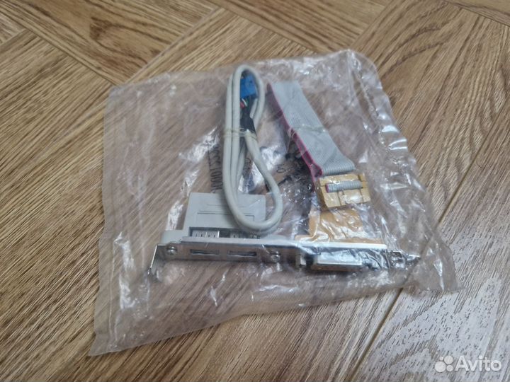 Планка вывода USB 2.0 2 порта + Gameport midi-port