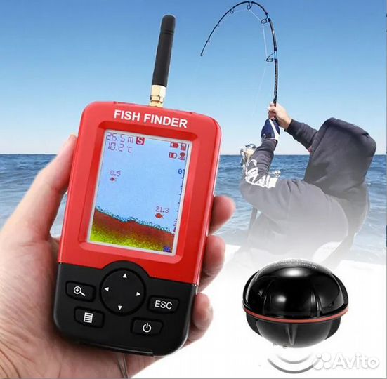 Беспроводной эхолот Fish Finder XJ-01