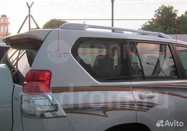 Рейлинги Toyota Land cruiser Prado 150 черные, сер