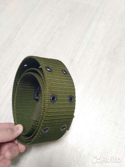 Ремень армейский уставной зелёный