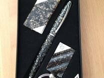 Подарочный набор ручка, зажигалка, брелок Ручка ша