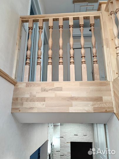 Изготовление деревянных лестниц, ступеней, перил