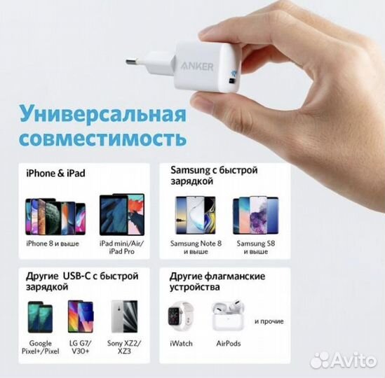 Зарядное устройство на iPhone 20w