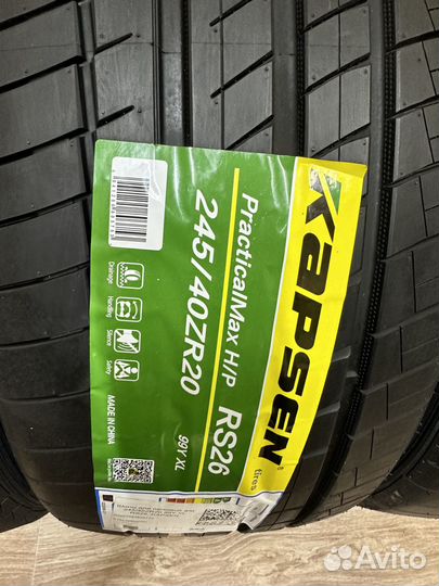 Kapsen RS26 Practical Max HP 245/40 R20 и 275/35 R20 102V