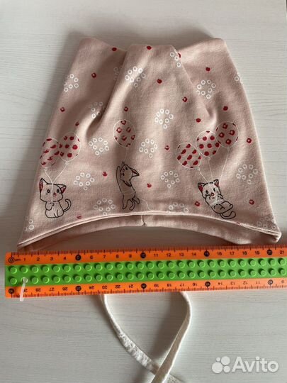 Шапочка для девочки на весну